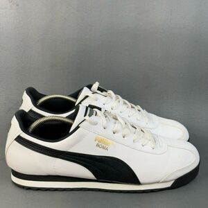 Puma Roma Basic 'White' classic athletic sneaker shoes men’s size 12